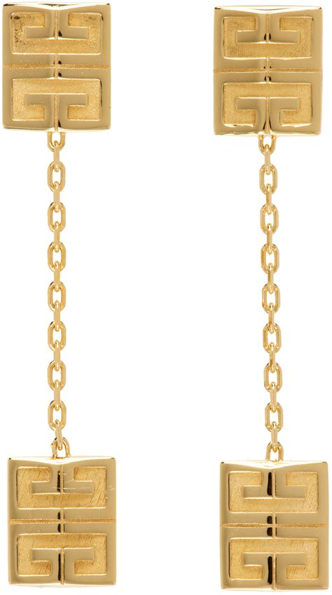 givenchy 4g earrings|4G earrings in gold .